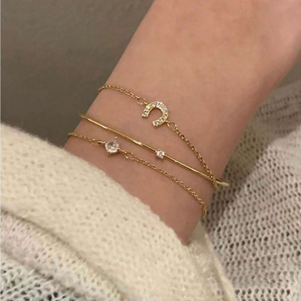 Diamond bracelet set M1078